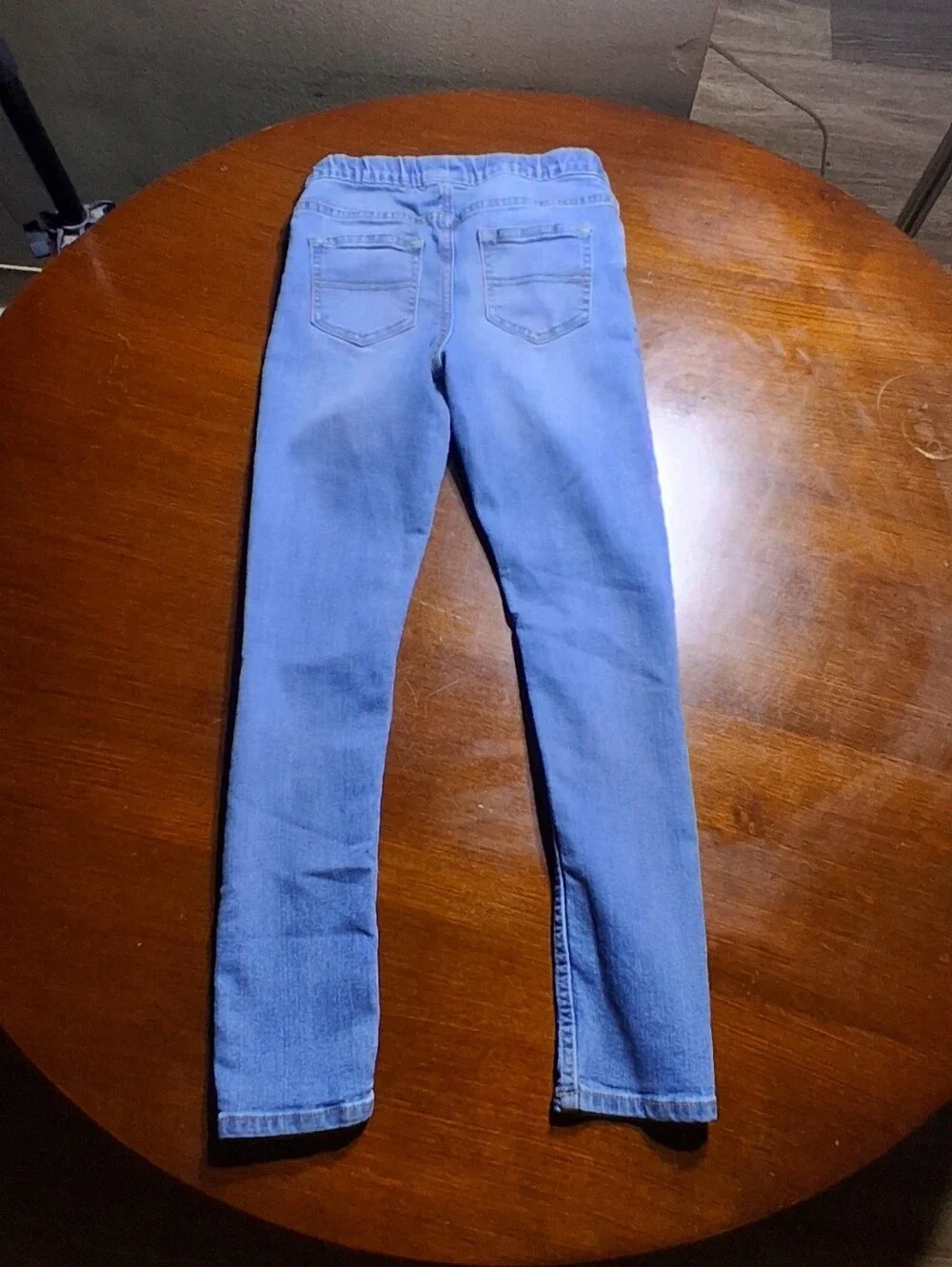 OshKosh B'gosh Light Blue Kids Stretch Jeans with Knee Rips